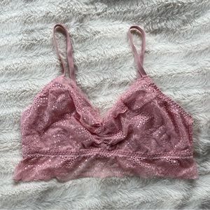 VS PINK Lace Unlined Bralette